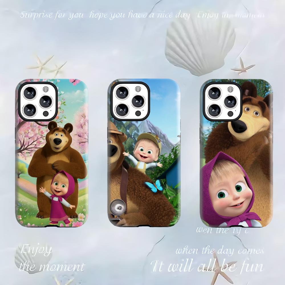 Apple Iphone 16 - Masha and the Bear Phone Case