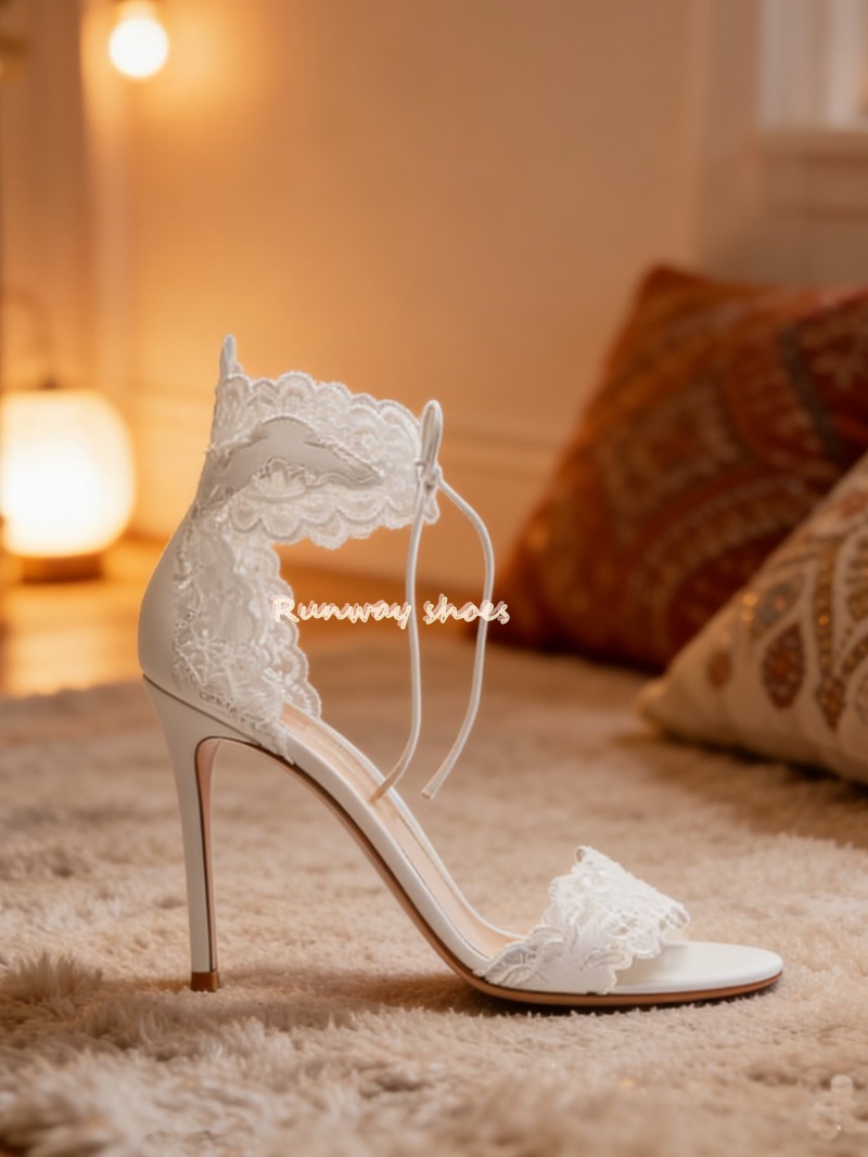 Lace Fabric Lace Single Buckle - огляд і ціна Luxury Lifestyle Shoes