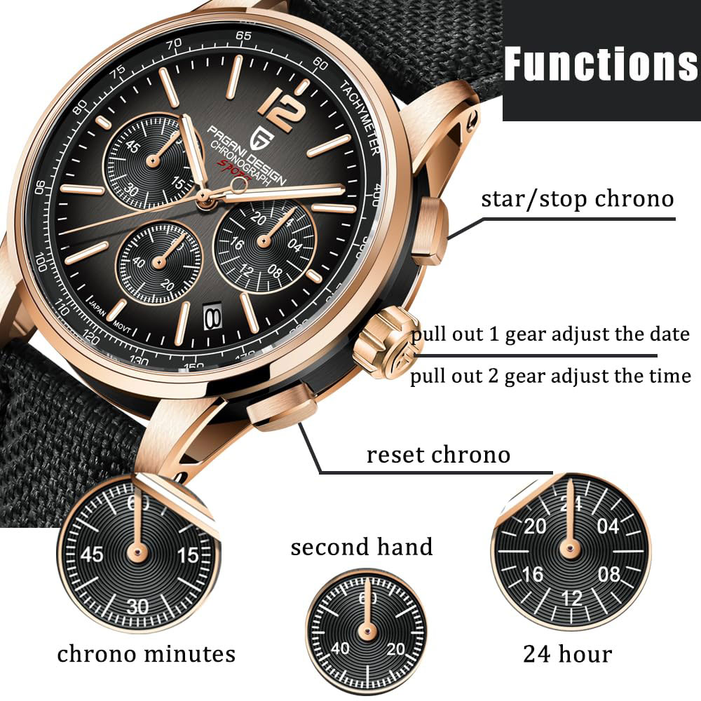 PAGANI DESIGN New Mens Watch 4 - огляд і ціна Luxury Lifestyle Men