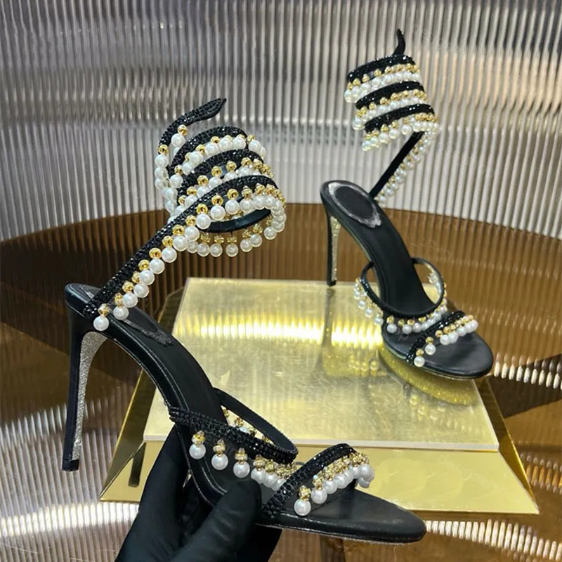 Luxury Rhinestones Pearls Tass - огляд і ціна Luxury Lifestyle Shoes