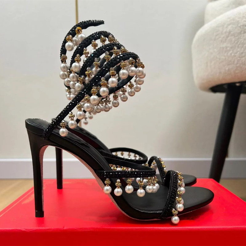 Luxury Rhinestones Pearls Tass - огляд і ціна Luxury Lifestyle Shoes