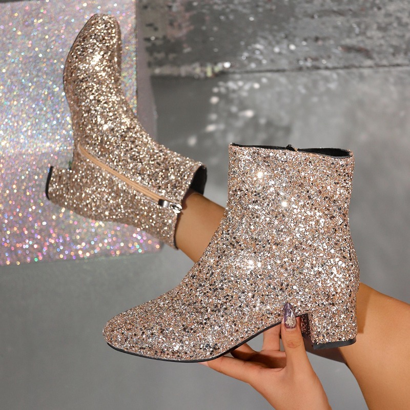 Fashion Women Boots Bling Sequ - огляд і ціна Luxury Lifestyle Shoes