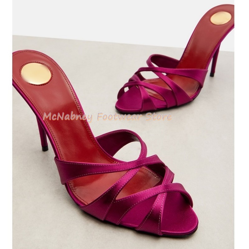 Pointed Stilettos Satin Fabric - огляд і ціна Luxury Lifestyle Shoes